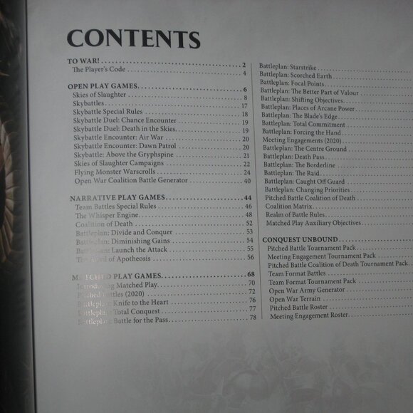 Warhammer Softcover Book 40,000 40K Age of Sigmar General's Handbook 2020 2409A5 - Picture 6 of 10